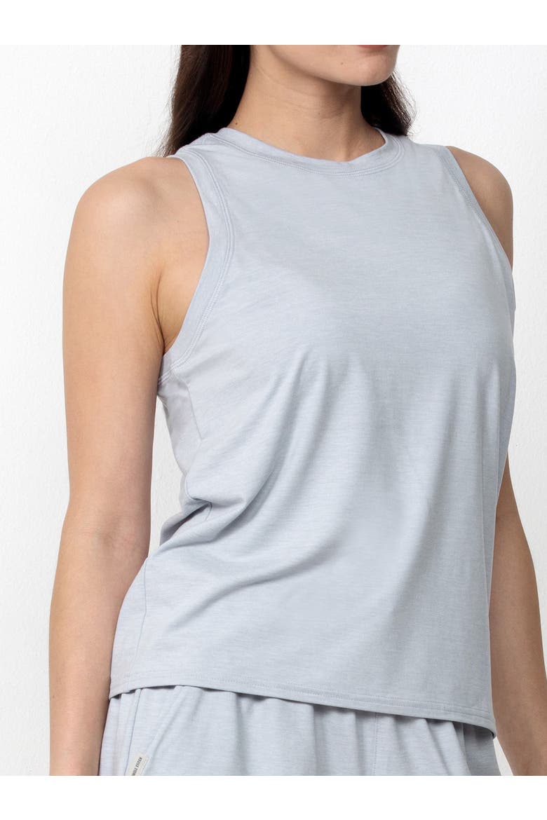 Lightweight Tank and Short Set, Alternate, color, Heather Blue