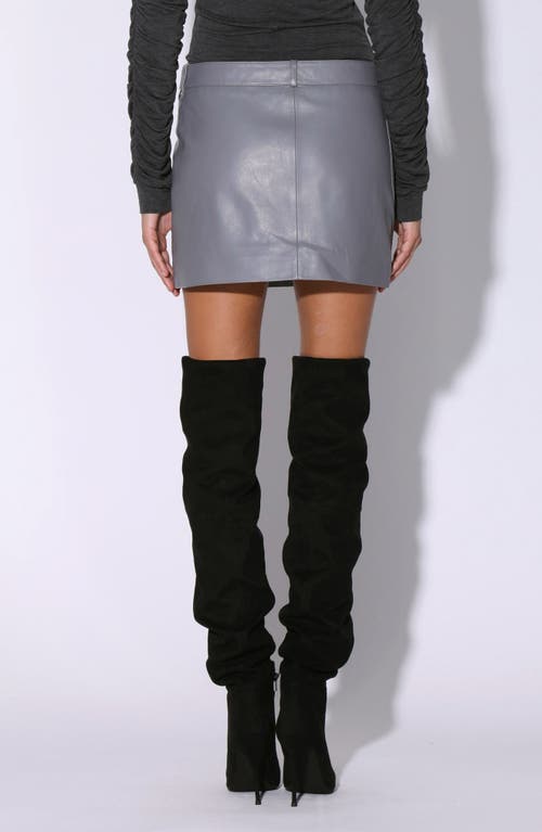 WALTER BAKER WALTER BAKER GAVRIEL HIGH WAIST LEATHER SKIRT