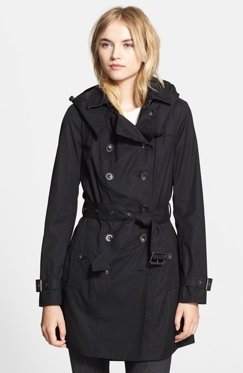 Burberry Brit 'Reymoore' Trench Coat with Detachable Hood & Liner, Alternate, color, 