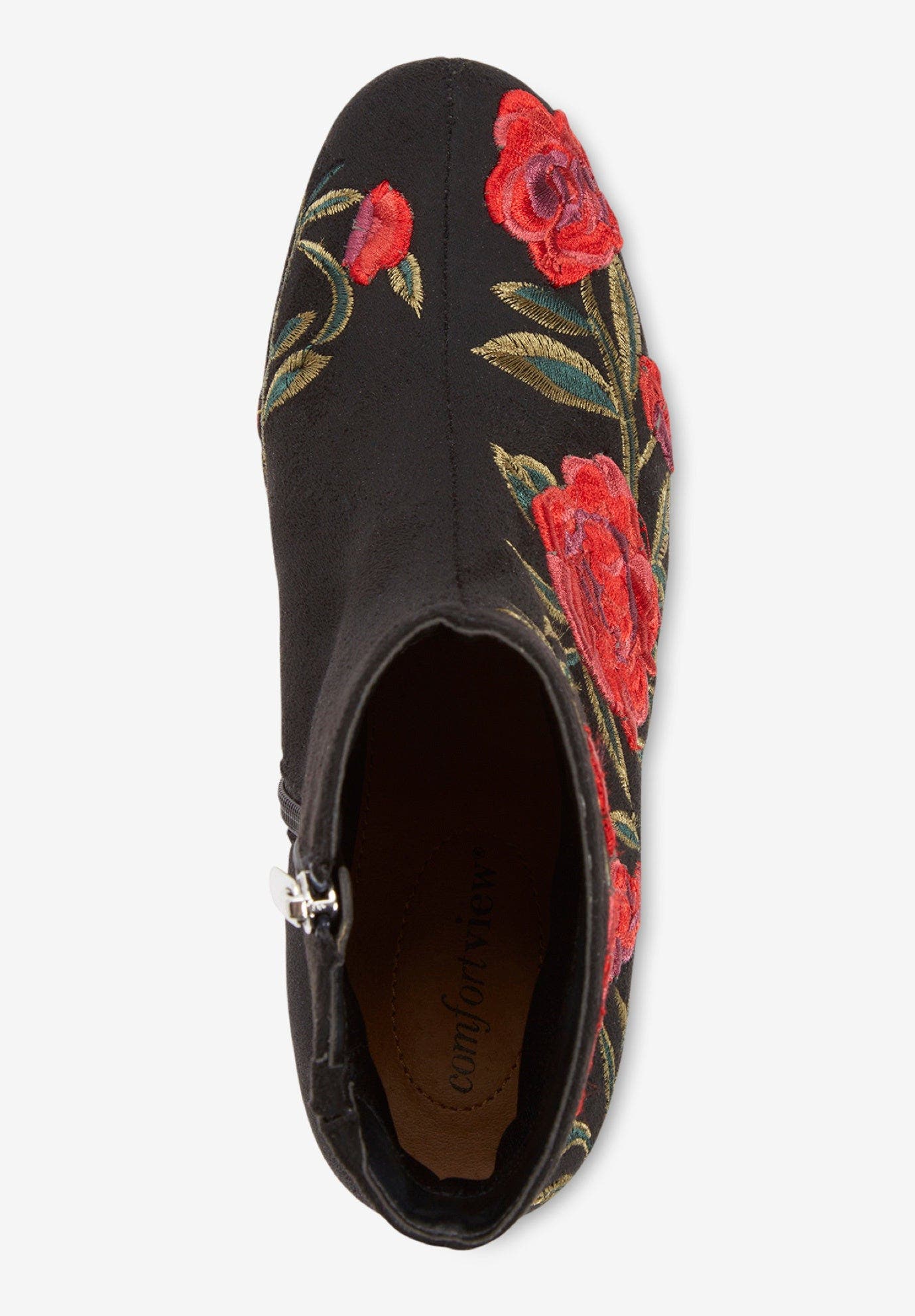 The Sidney Bootie, Alternate, color, BLACK EMBROIDERY