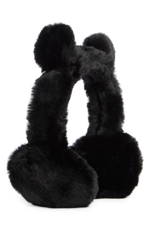 Kids' Faux Fur Earmuffs with Ears