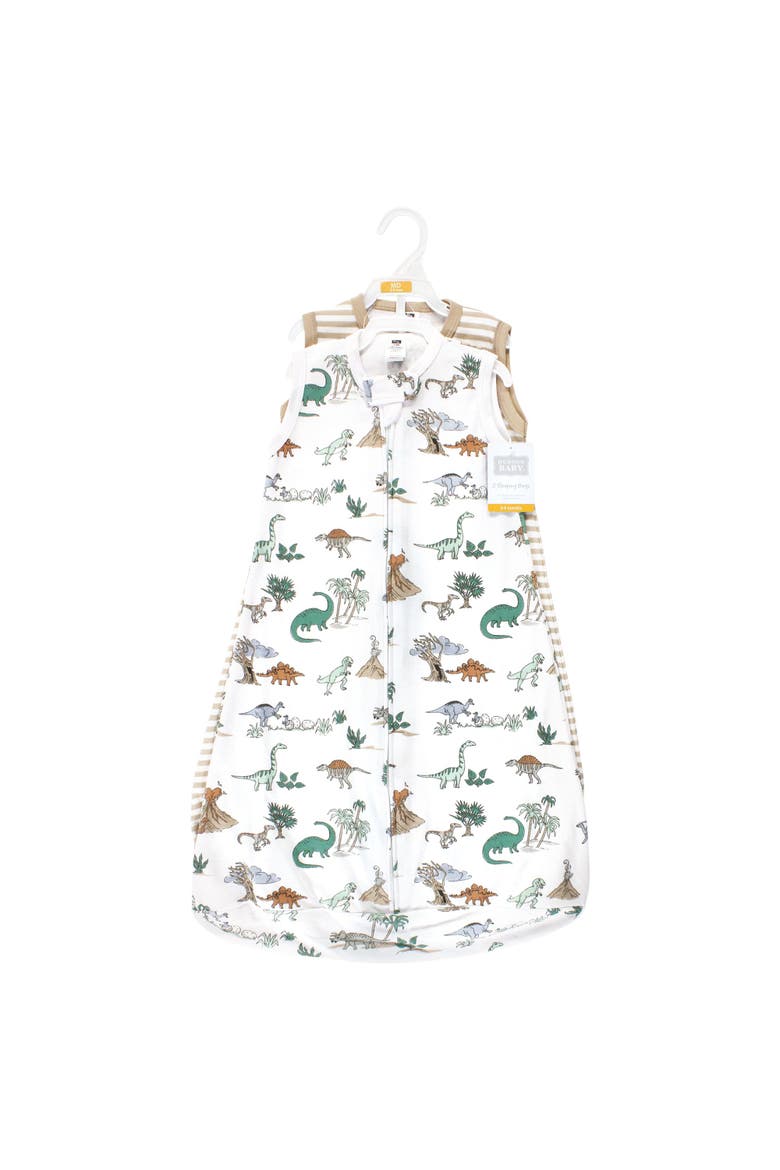 Cotton Long Sleeve Wearable Sleeping Bag, Sack, Blanket, Alternate, color, Neutral New Elephant