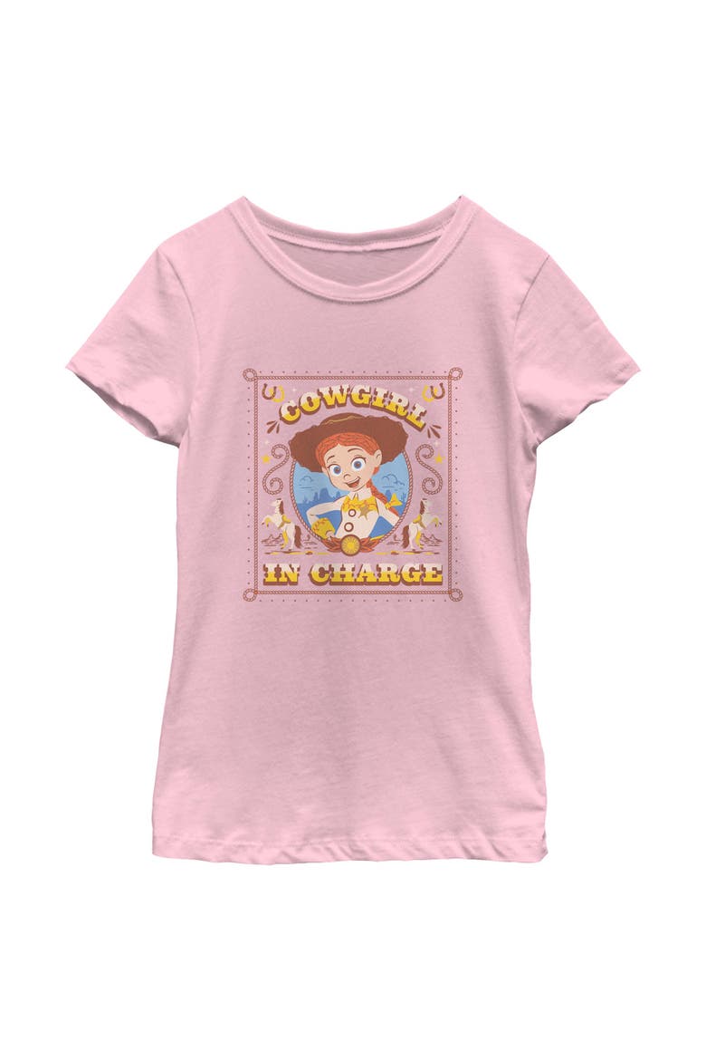 Girls Toy Story 5 Cowgirl In Charge T Shirt, Main, color, Light Pink