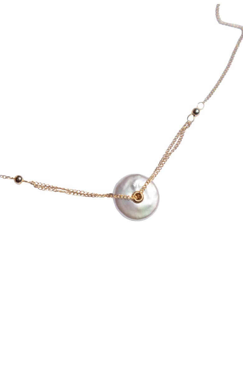 seree Mabel pendant pearl necklace, Main, color, White