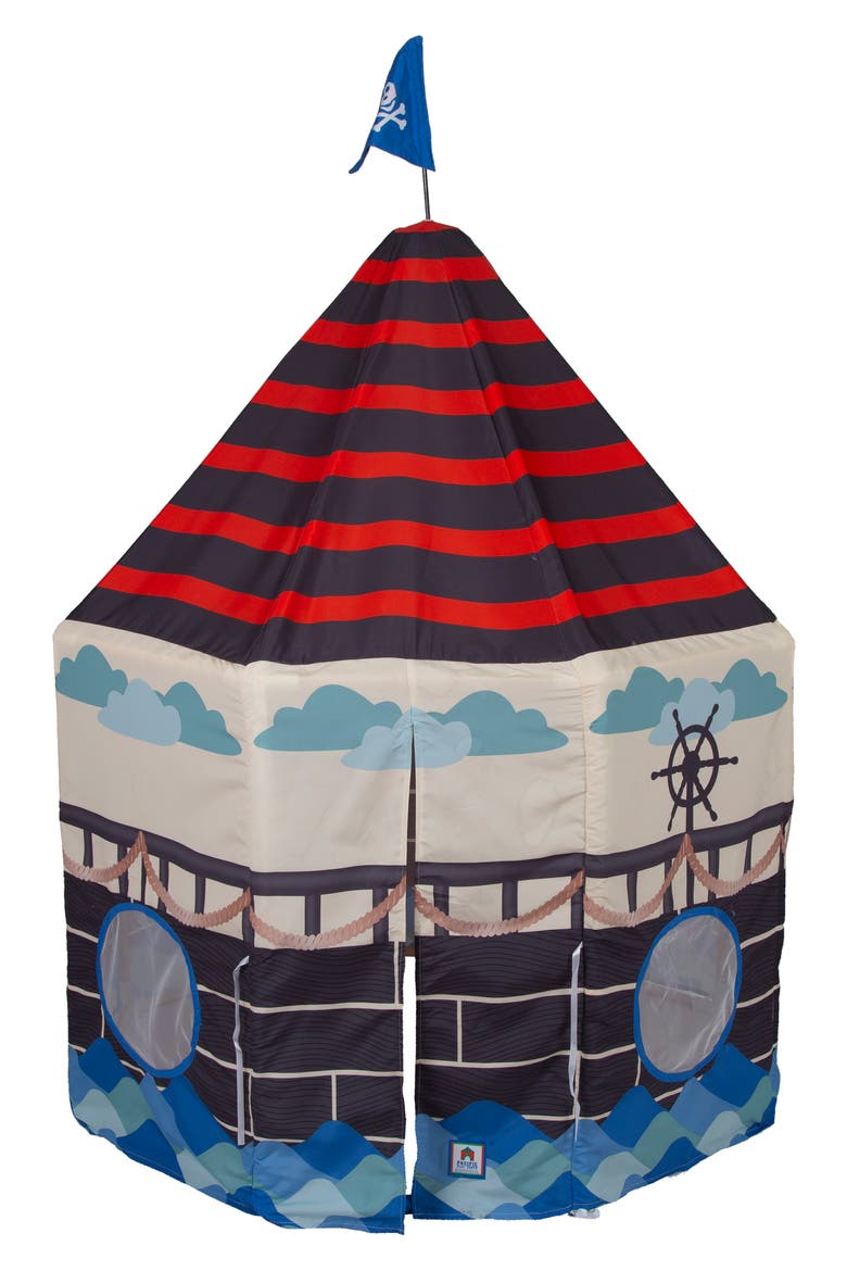 Pirate Play Pavillion, Main, color, BLUE RED BLACK WHITE