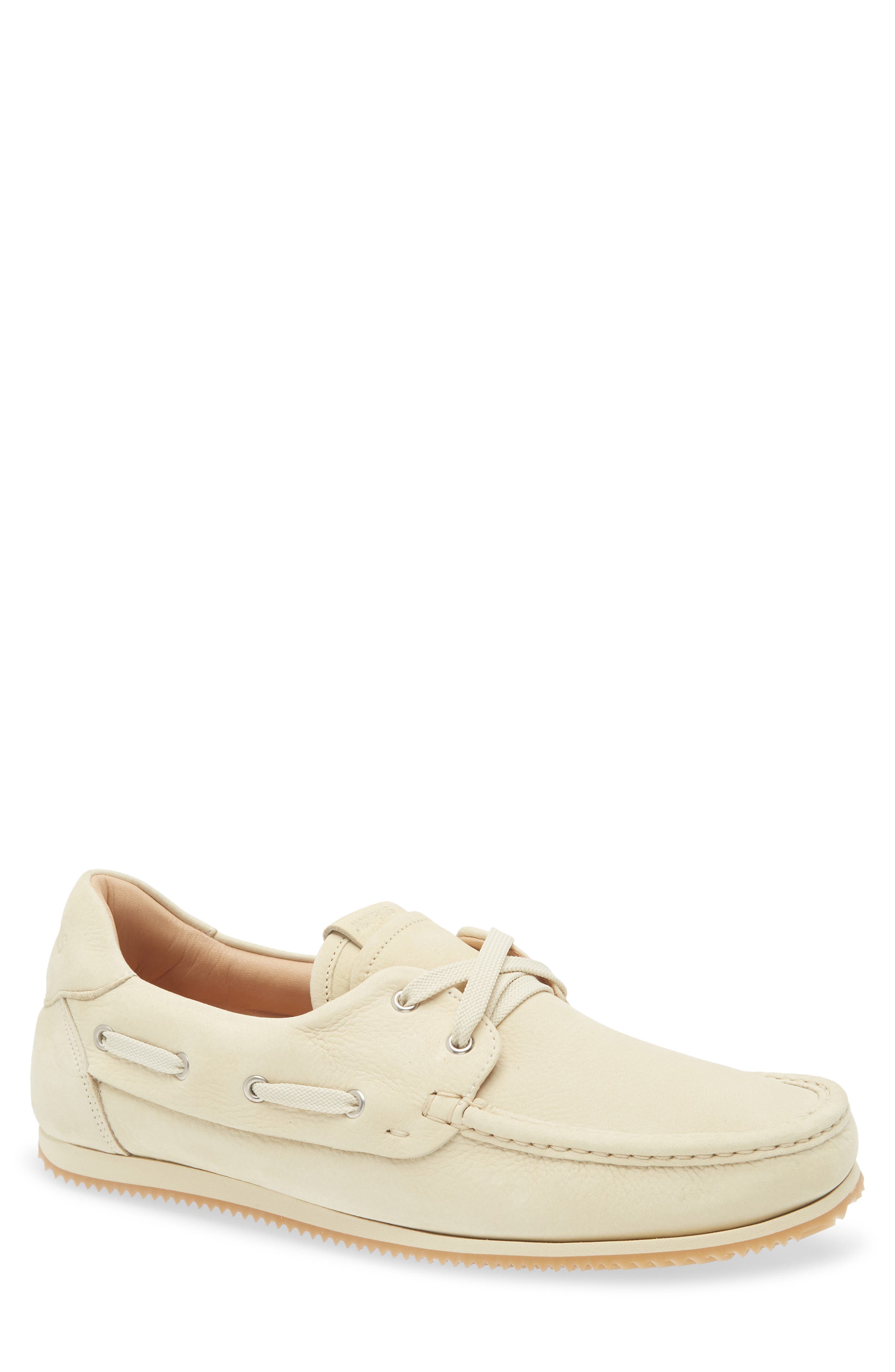 Jacquemus The Batto Boat Shoe, Main, color, Pale Yellow 205