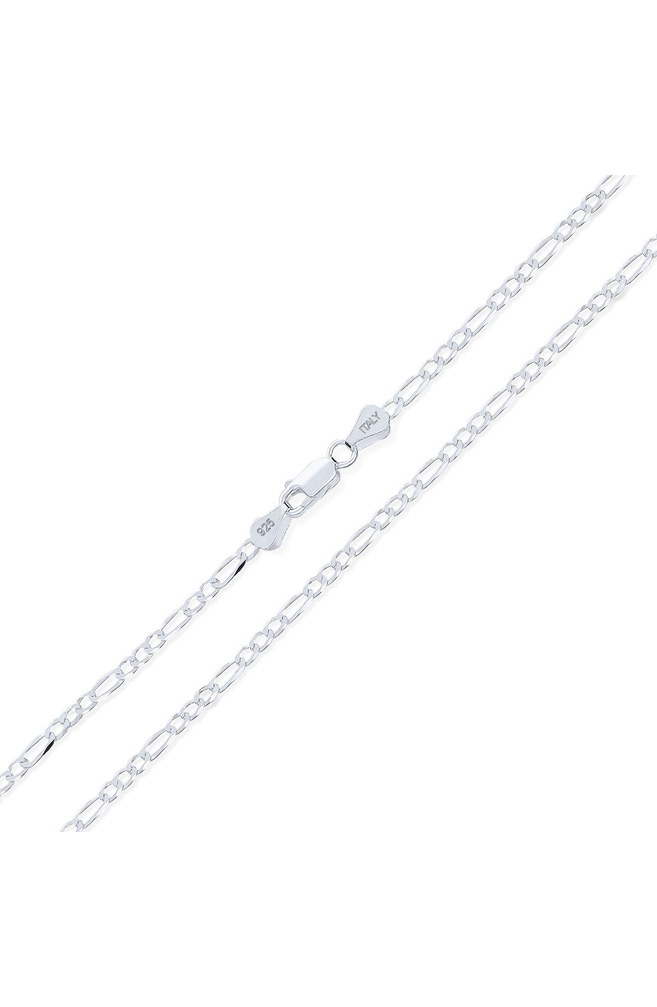 BLING JEWELRY Sterling Silver Sharp Image Chain (Women) | Nordstromrack