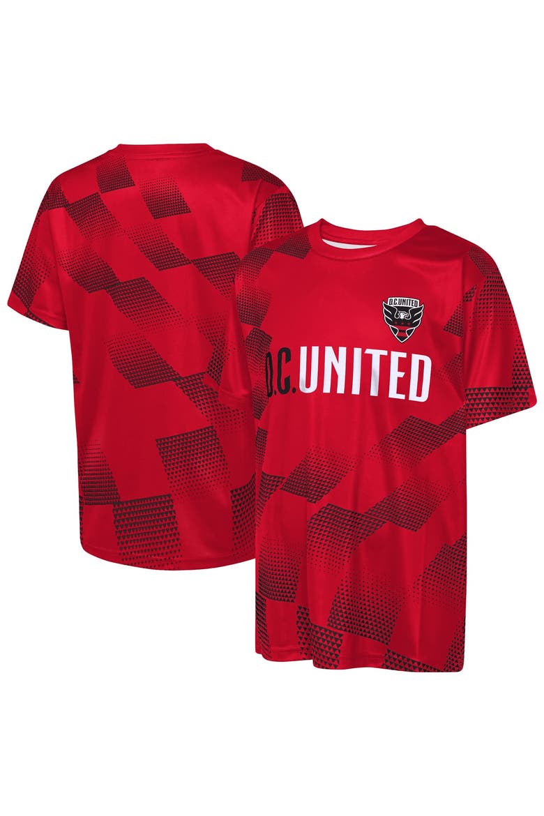 Youth Outerstuff  Red D.C. United Sheer Thrill T-Shirt, Main, color, Red