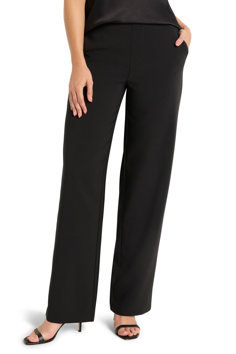 Lenox Stretch Suit Pants, Main, color, BLACK ONYX