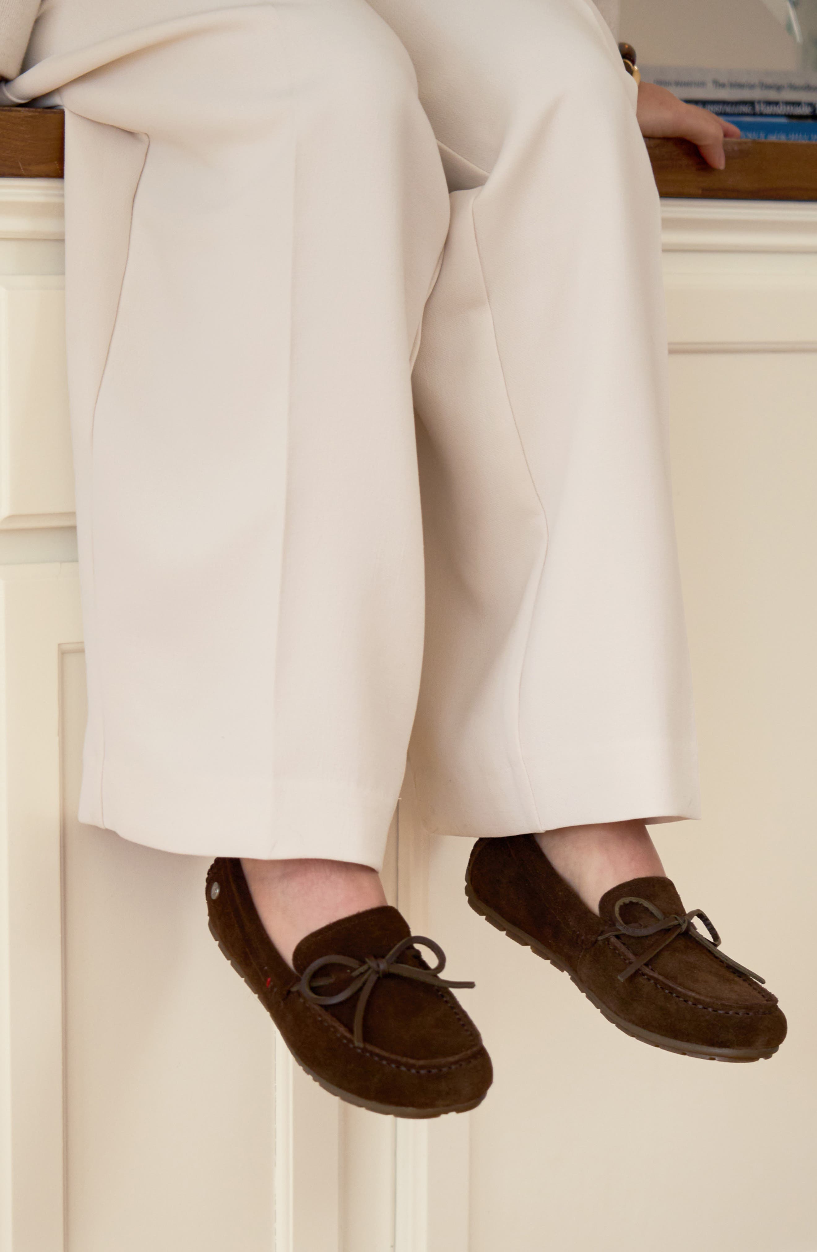 Minnetonka Moc Toe Loafer, Alternate, color, Dark Chocolate
