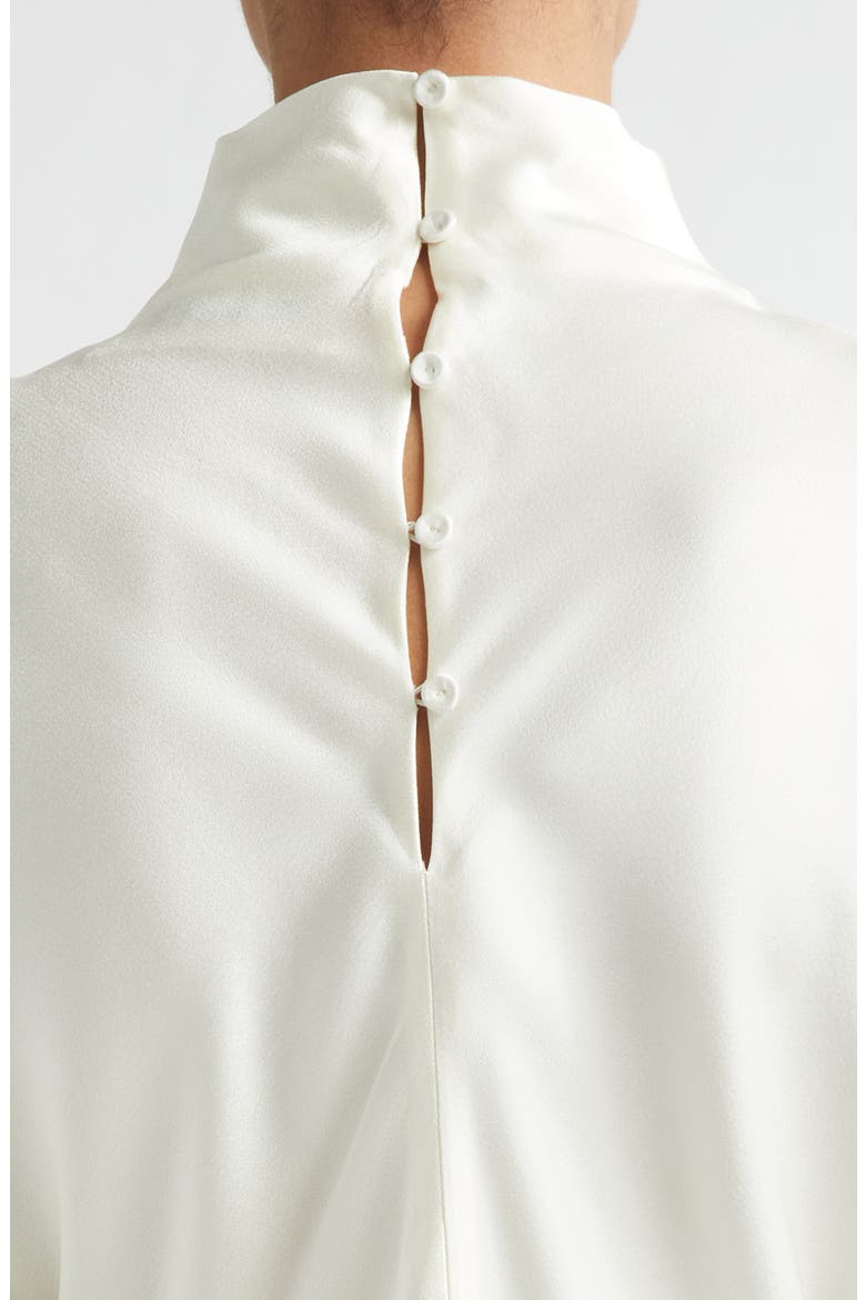Long Sleeve Satin Top, Alternate, color, CREAM