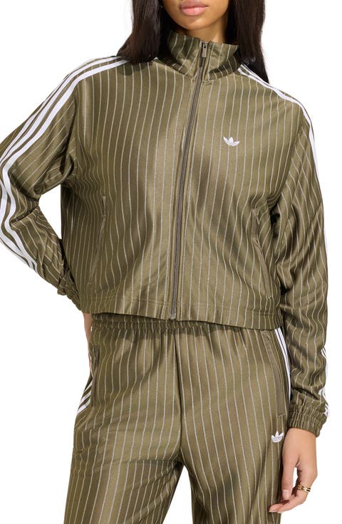Pinstripe Track Jacket