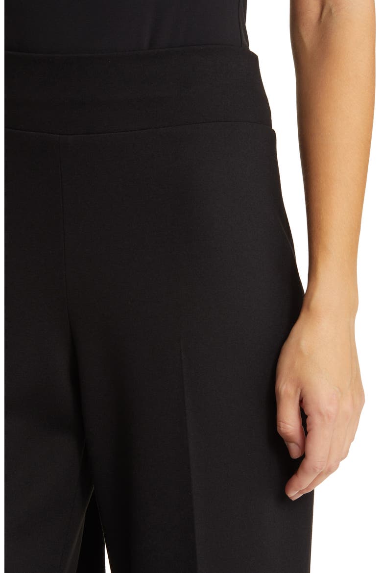 Pull-On Wide Leg Trousers, Alternate, color, ANNE BLACK