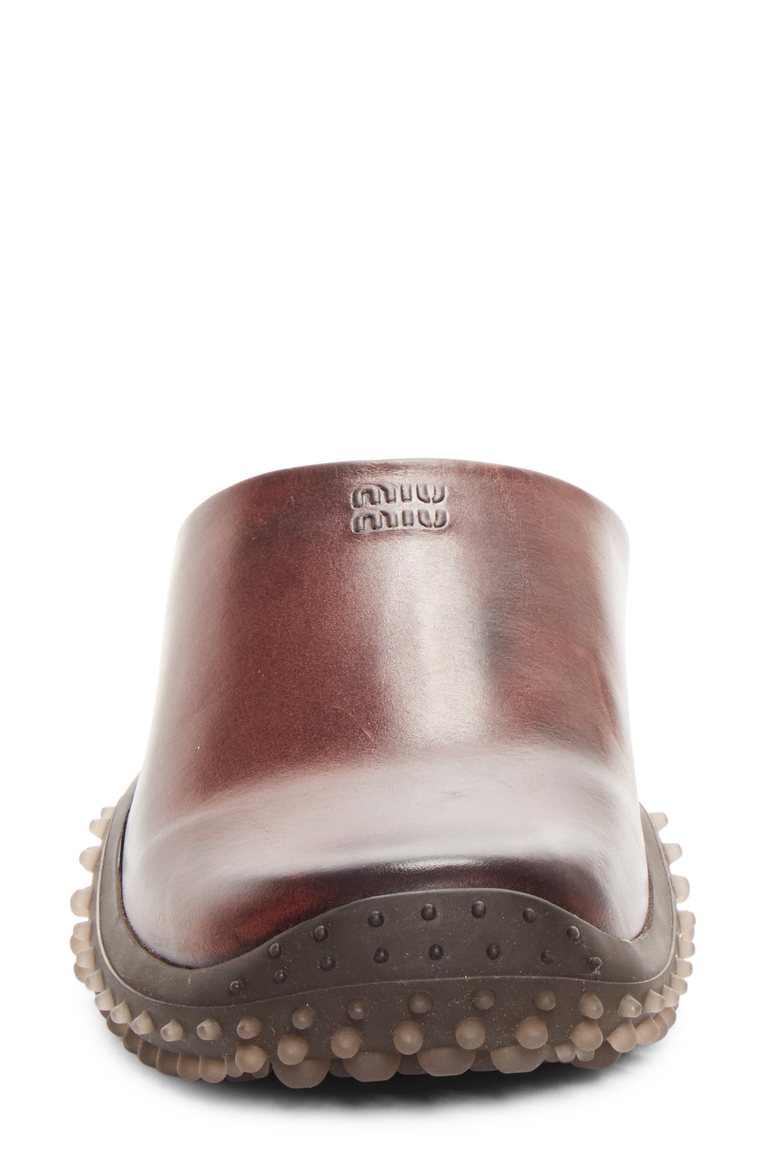 Leather Trail Mule, Alternate, color, CAFFE