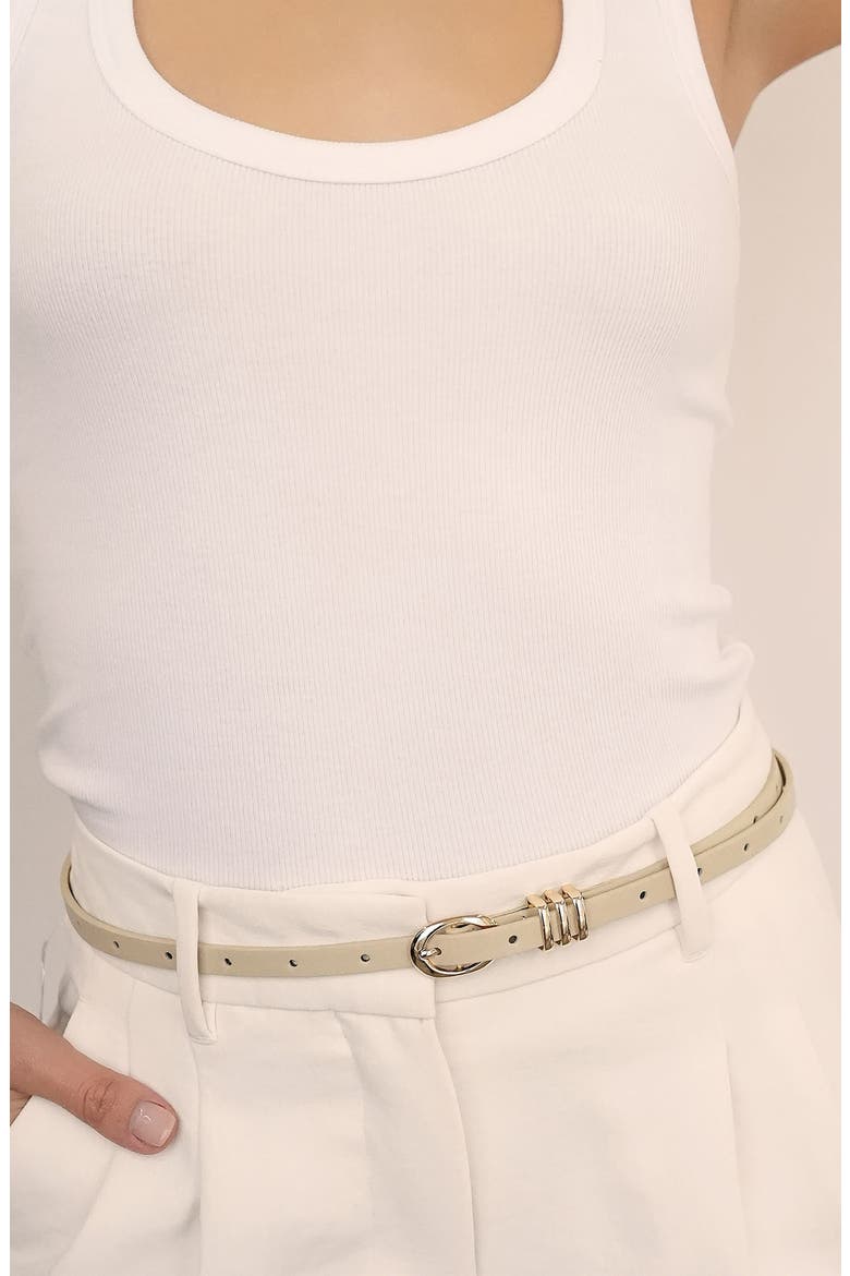 Triple Keeper Belt, Alternate, color, IVORY