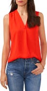 Vince Camuto Rumpled Satin Blouse