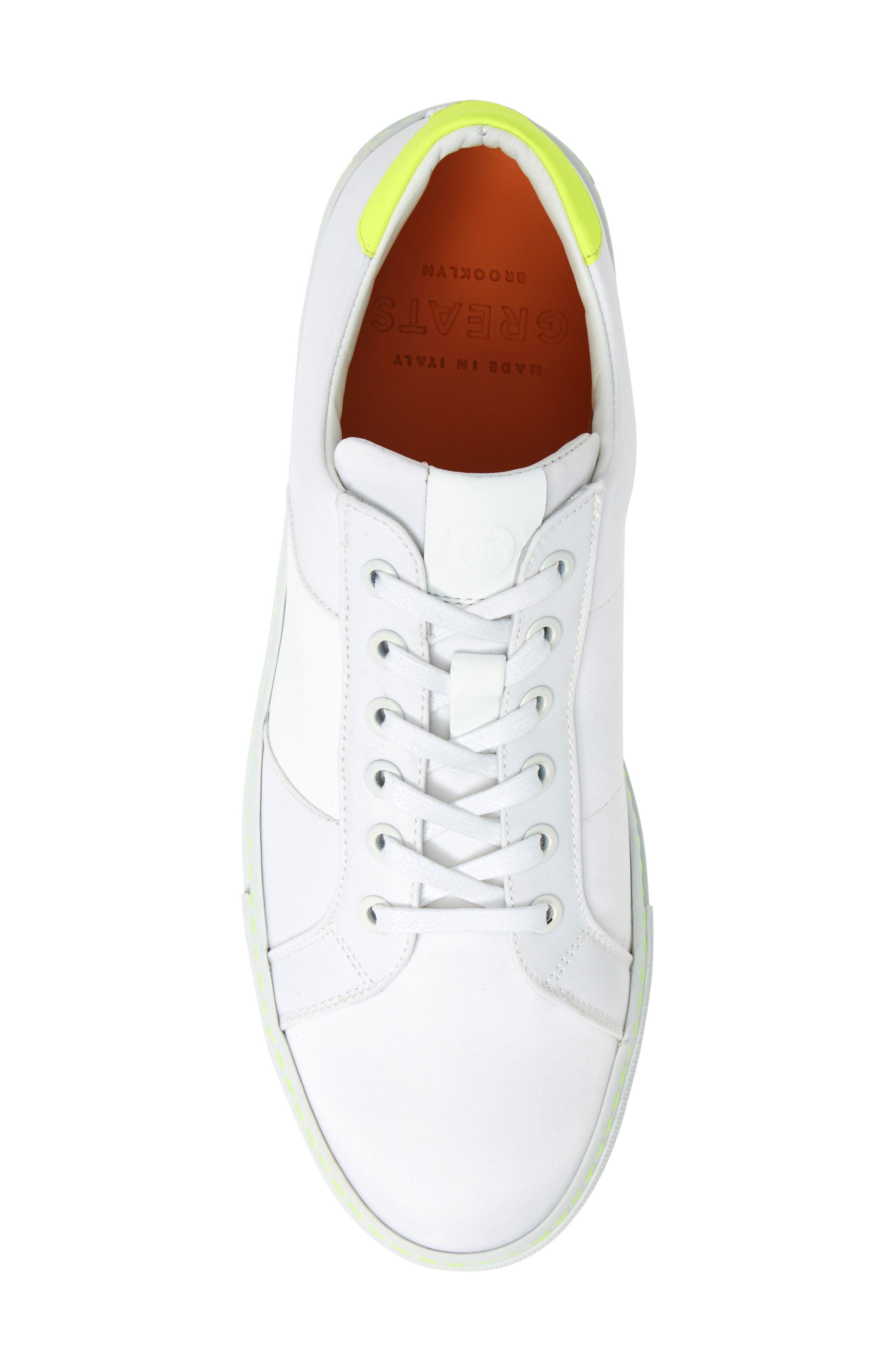 Royale Ripstop Sneaker, Alternate, color, WHITE/ NEON