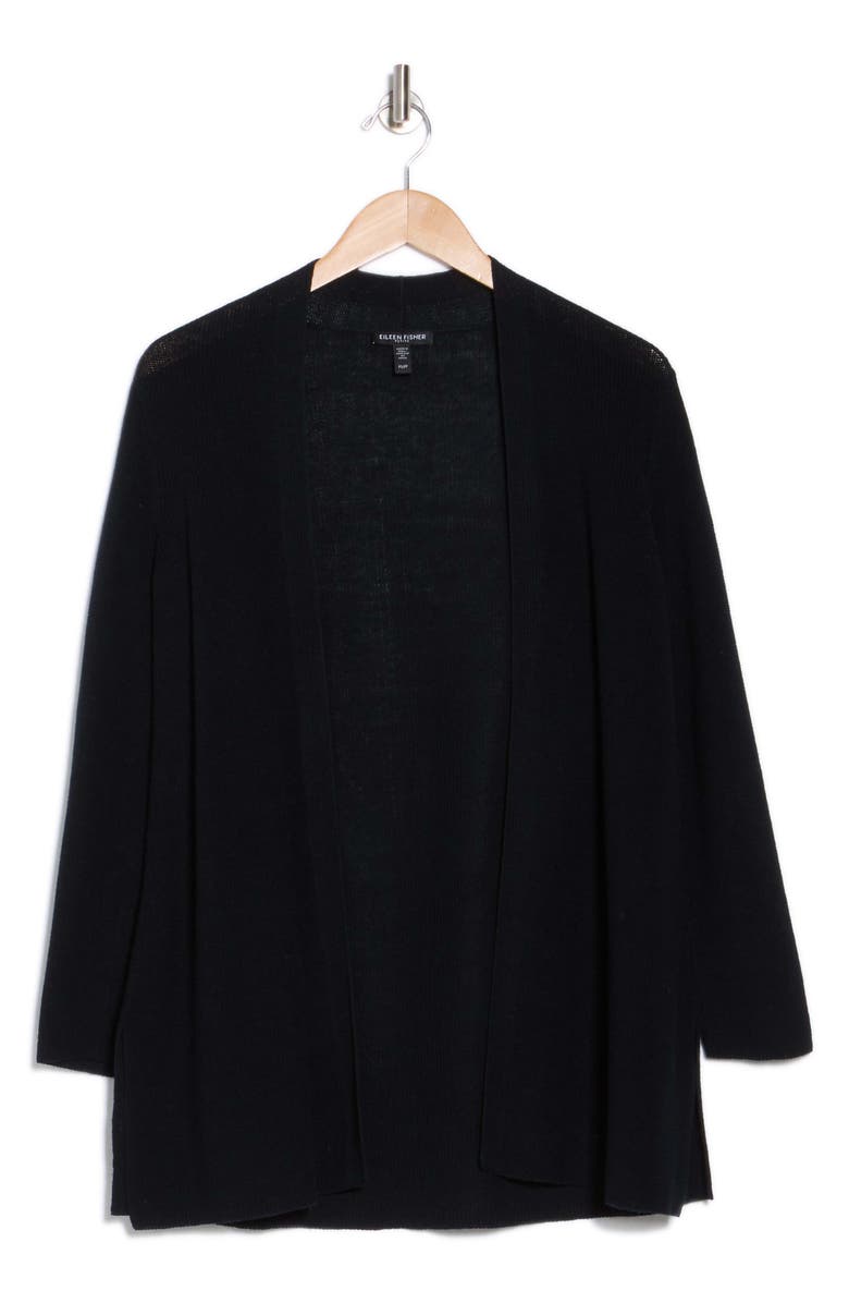 Eileen Fisher Organic Cotton Longline Cardigan, Main, color, 
