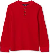 Lands' End Boys Long Sleeve Thermal Henley