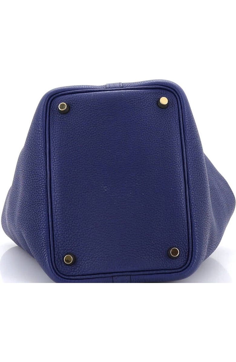 Pre-Owned Hermes Picotin Lock Bag Maurice PM, Alternate, color, Bleu Saphir