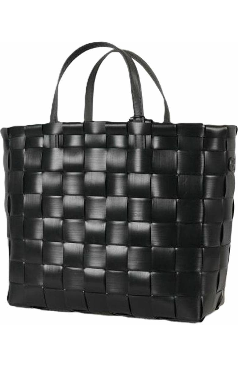 Handed By Petite Recycled Plastic Handbag, Main, color, Black
