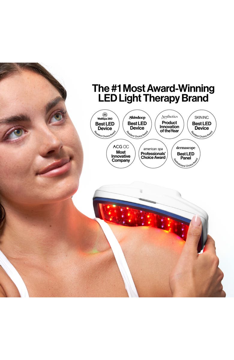 Celluma POD Hand-Held 4-Mode Light Therapy, Alternate, color, White With Blue Trim