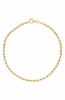 Bony Levy 14K Gold Rope Chain Bracelet