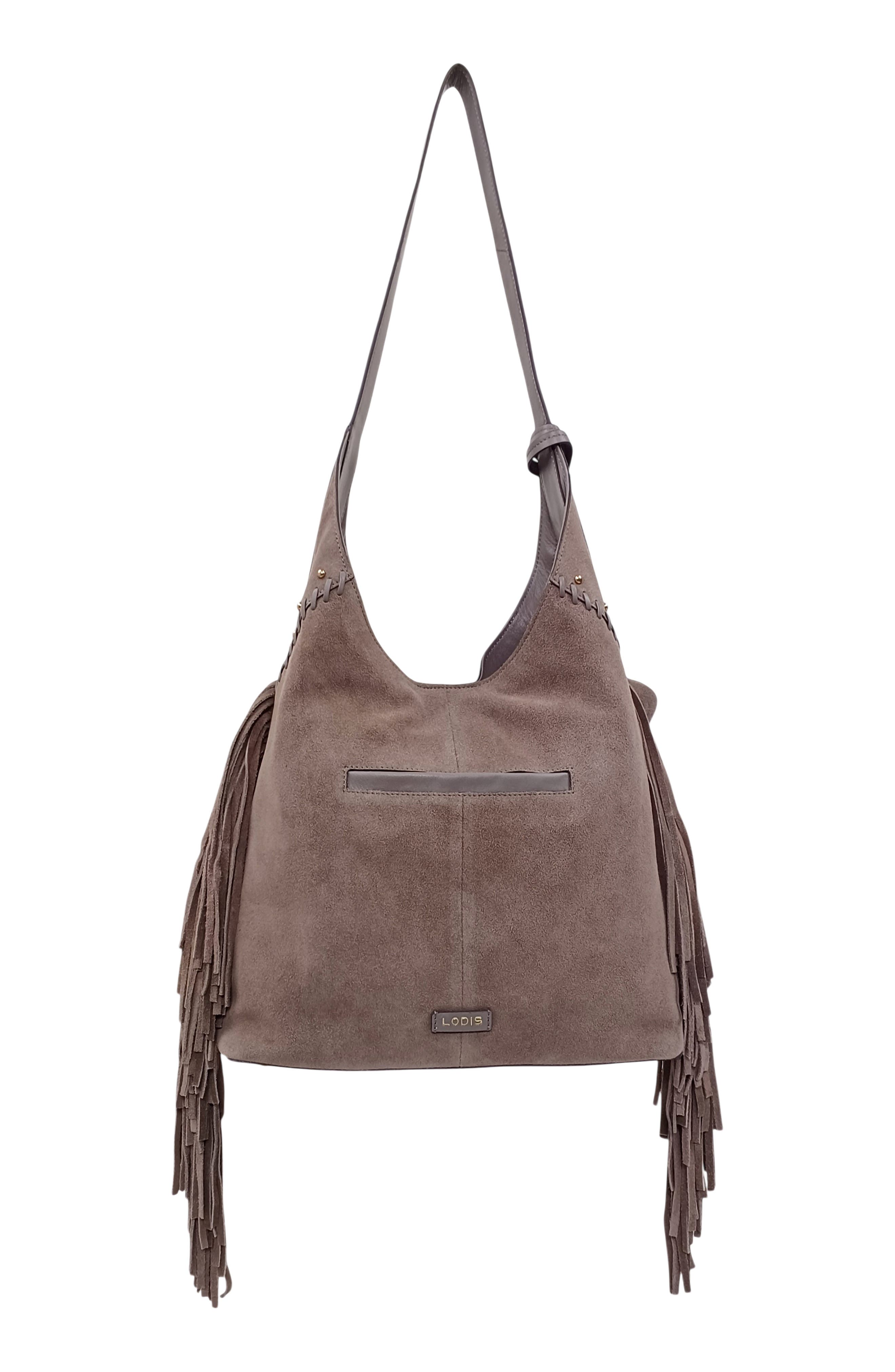 Ceres Leather Hobo, Alternate, color, FOG SUEDE