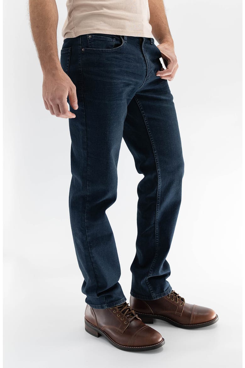 Slim Straight Leg Performance Jeans, Alternate, color, DOGBACK