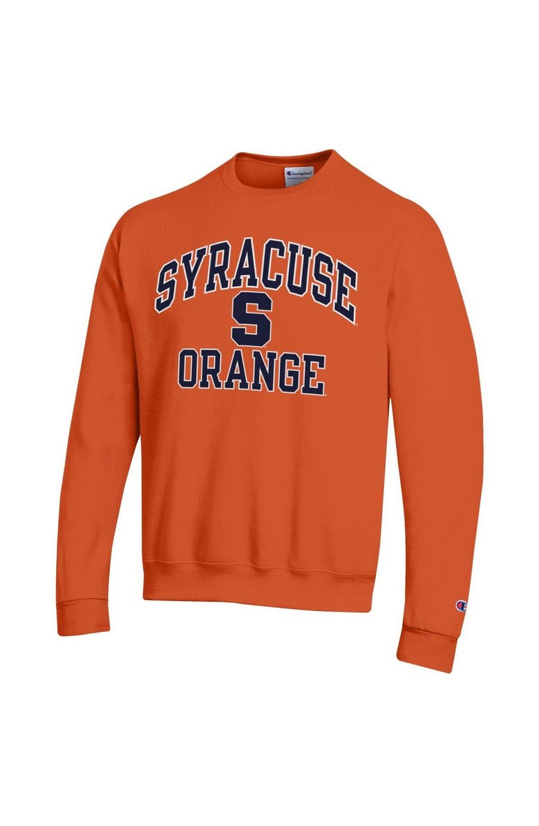 Champion Men's Champion Orange Syracuse Orange High Motor Pullover Sweatshirt, Alternate, color, 