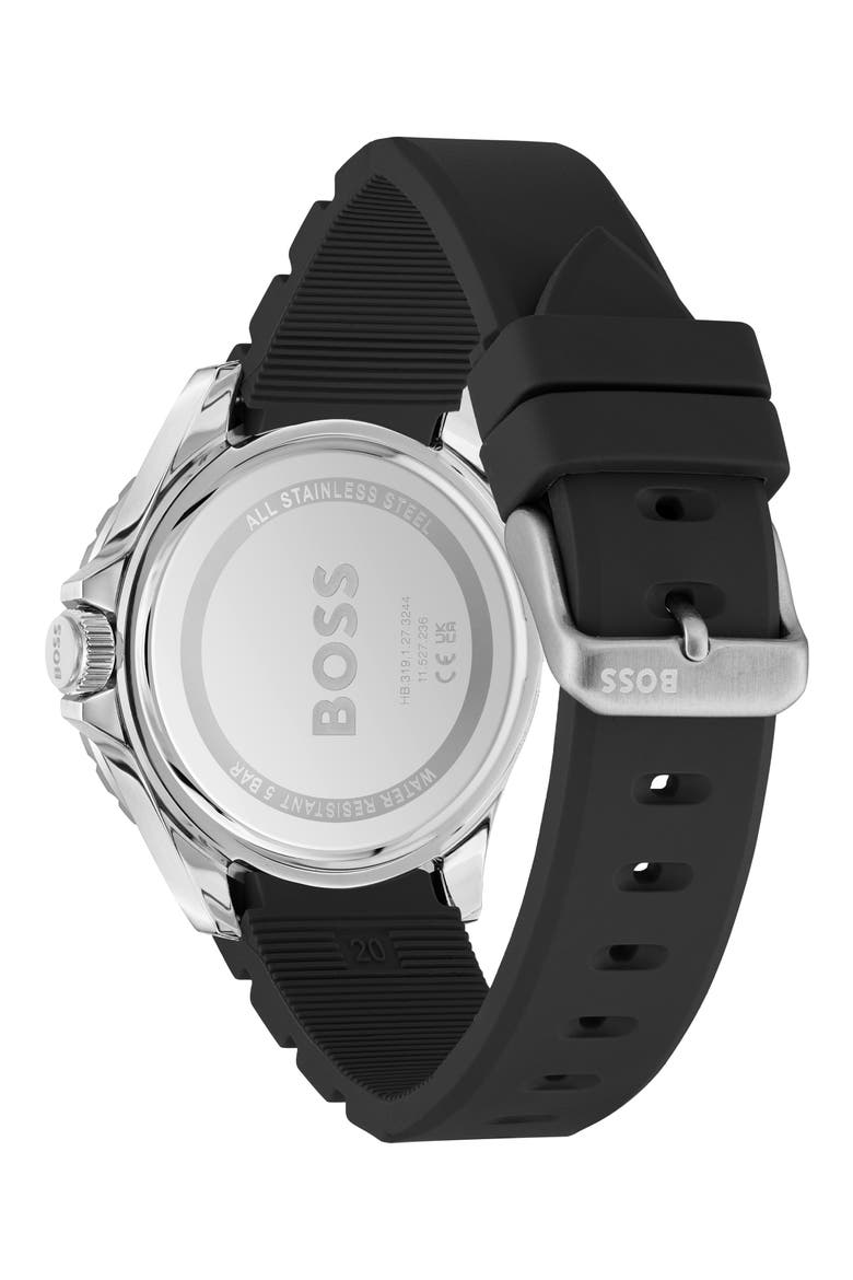 Troper Sport Watch, 42mm, Alternate, color, BLACK