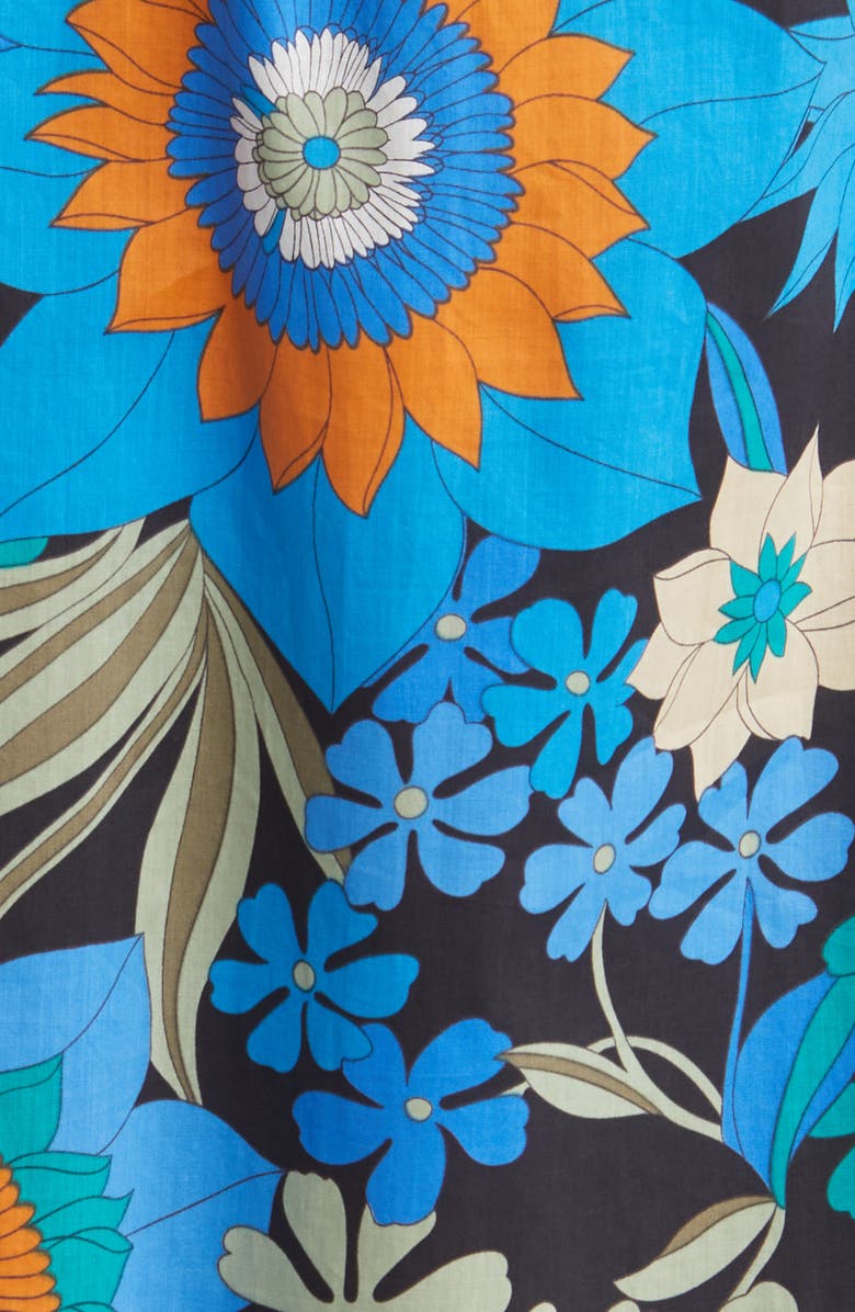 Rails Clementine Floral Smocked Cotton Dress, Alternate, color, 