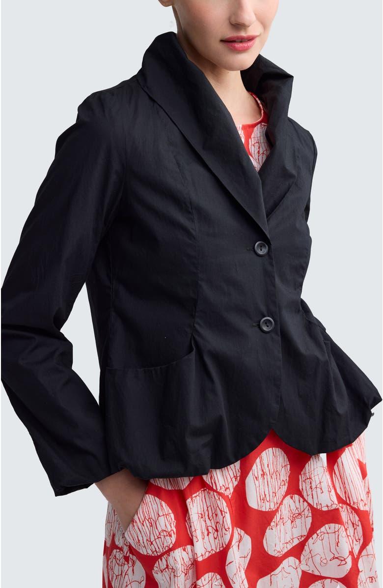 LUUKAA Dorelle Solid Balloon Jacket, Alternate, color, Black