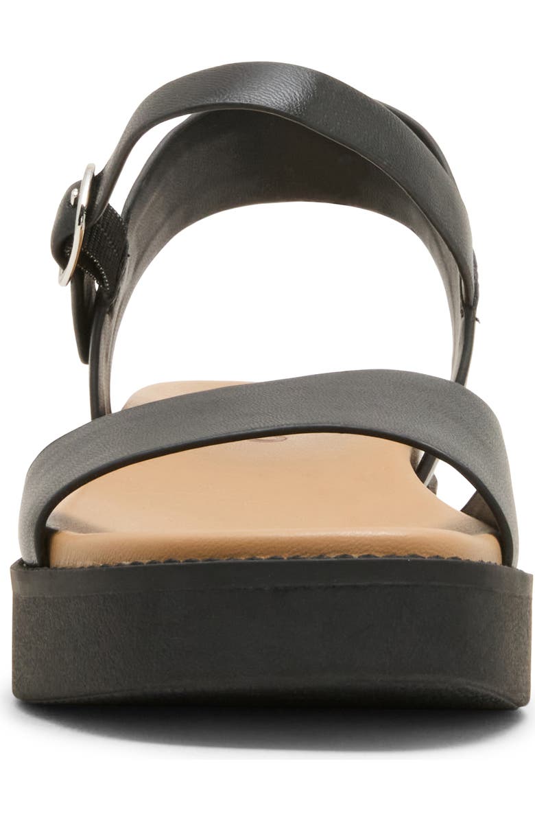 Blondo Roswell Water Resistant Platform Sandal, Alternate, color, Black Leather