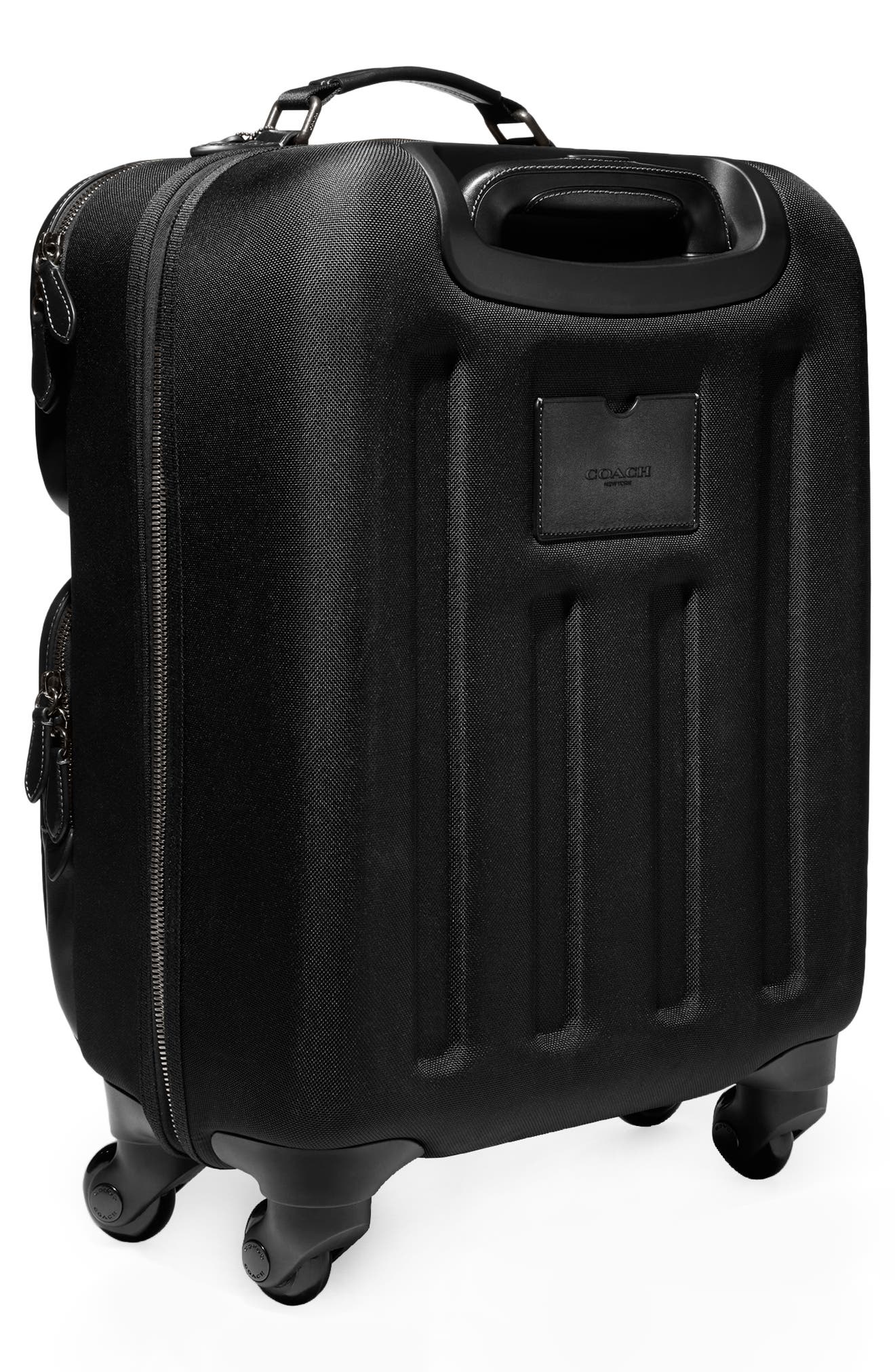 COACH Signature Wheeled Carry-On Bag, Alternate, color, 