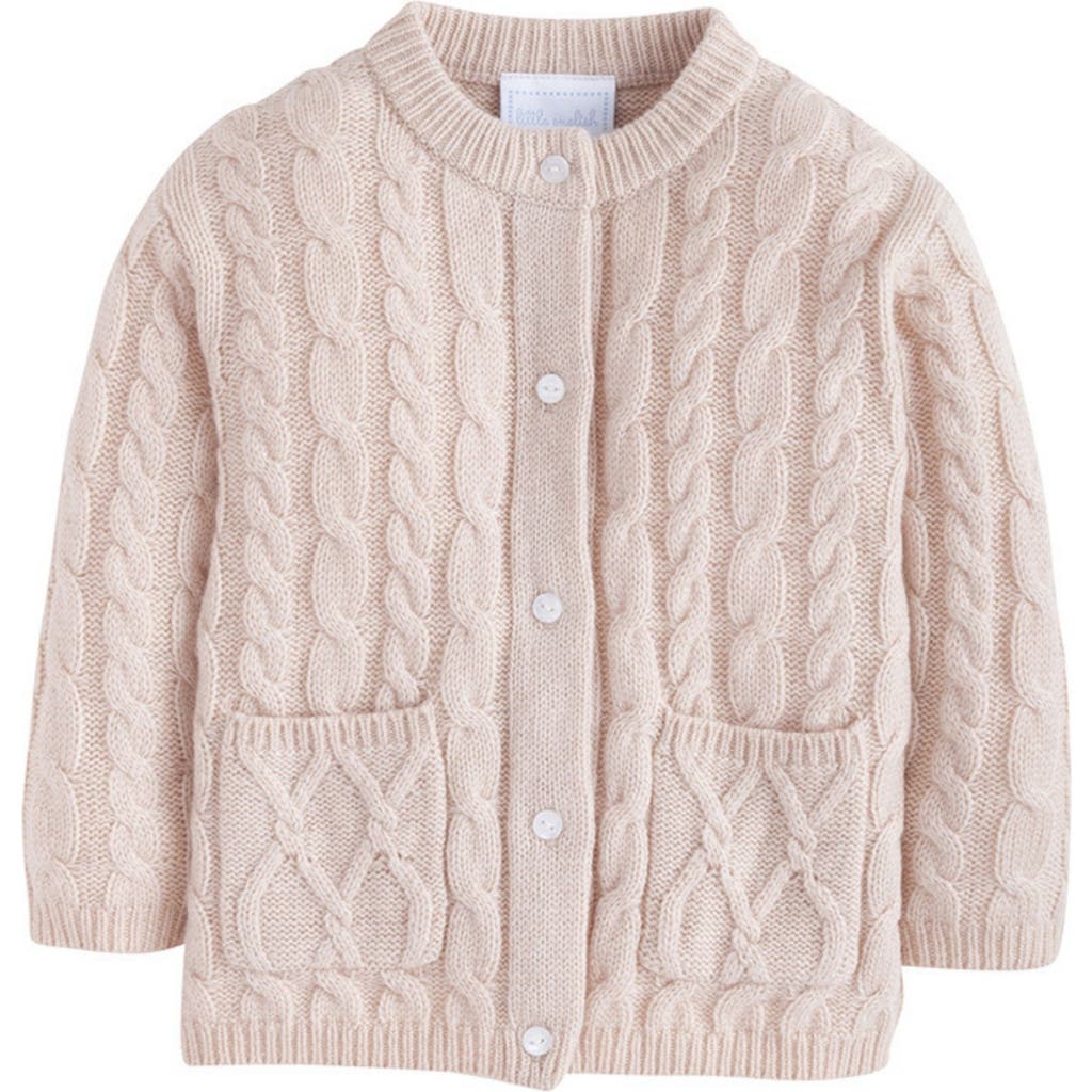Little English Kids' Classic Cashmere Blend Cardigan In Neutral