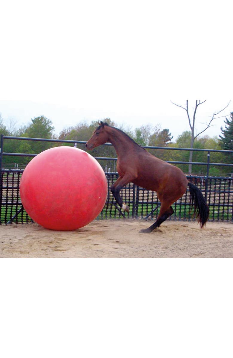 Gymnic Megaball 150, Alternate, color, Red