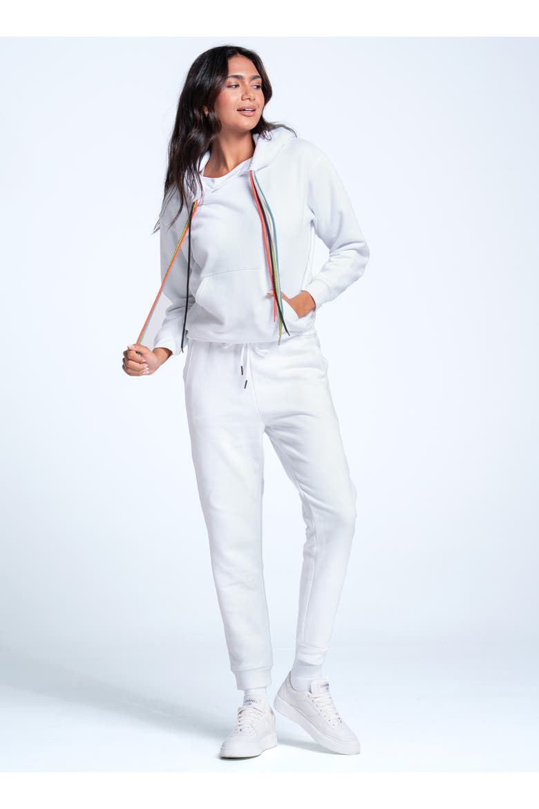 Chroma Cord Hoodie, Alternate, color, White