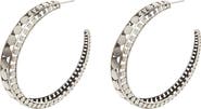 John Hardy Sterling Silver Dot Hoop Earrings