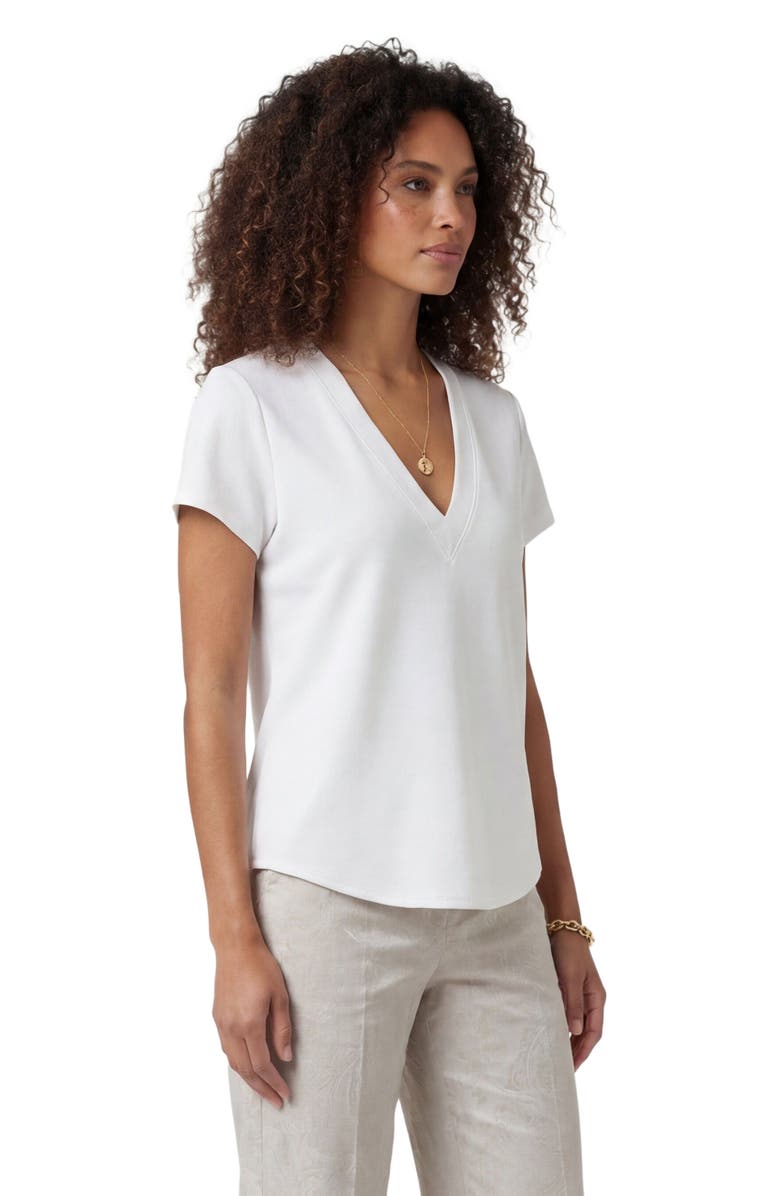 Lords of Harlech Womens V-neck Top, Alternate, color, White
