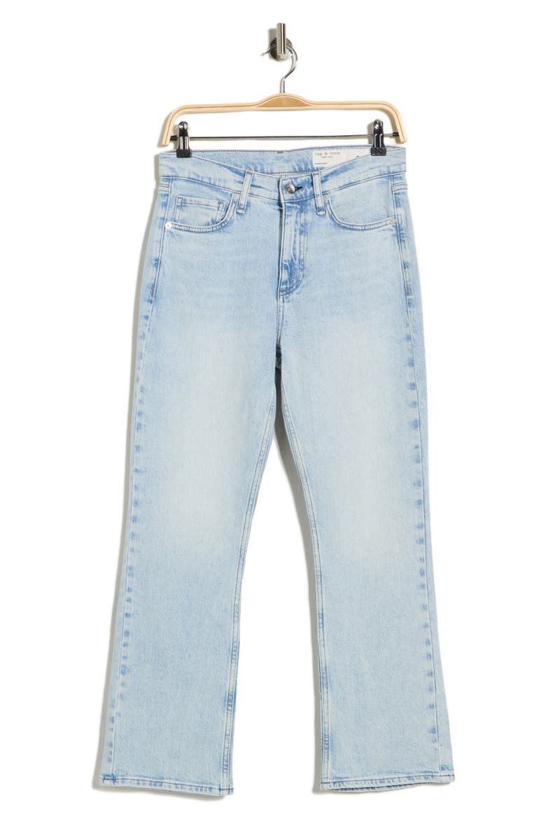 Piper High Waist Ankle Crop Bootcut Jeans, Alternate, color, HATFIELD