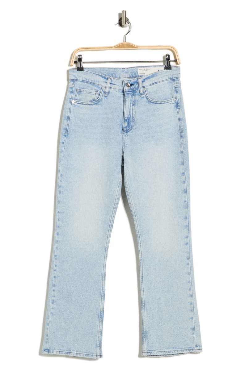 rag & bone/JEAN Piper High Waist Ankle Crop Bootcut Jeans, Main, color, Hatfield