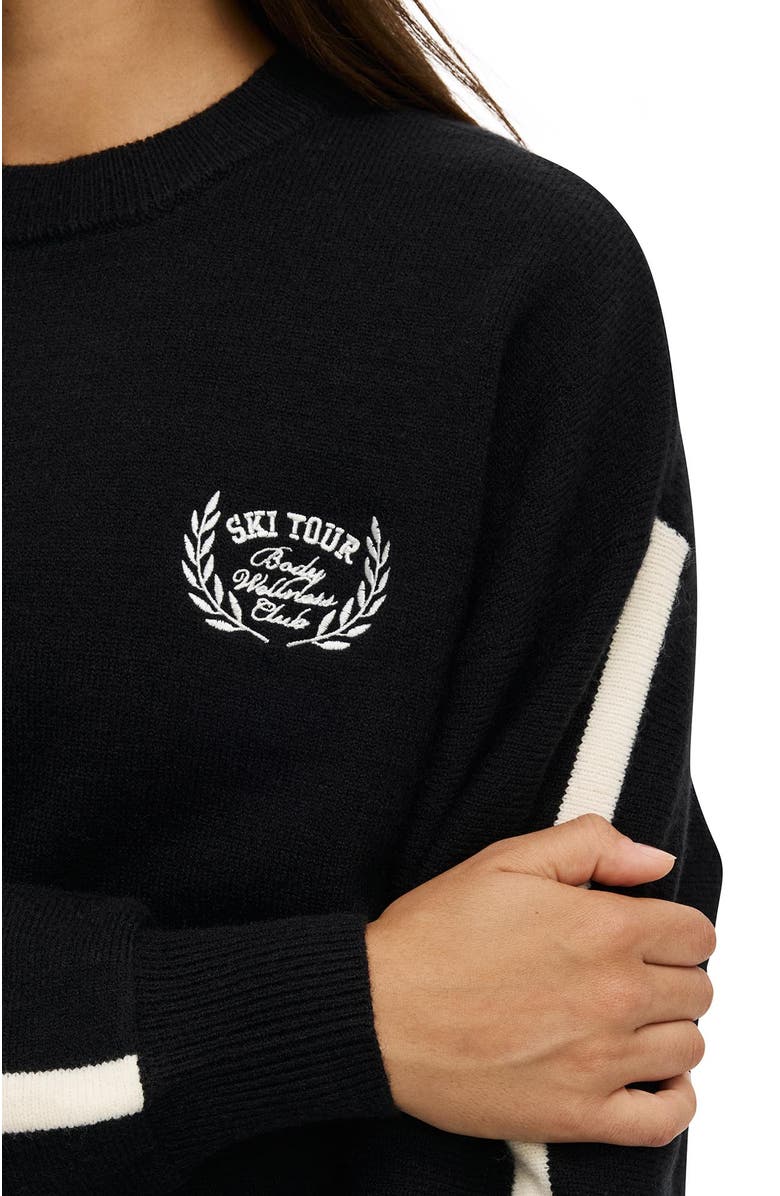 COTTON ON BODY Women's Active Slouchy Knit Sweater, Alternate, color, Black