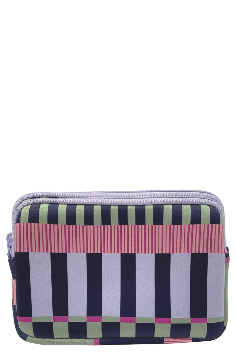 MYTAGALONGS Double Zip Easy View Pouch, Main, color, Teal