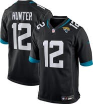 Nike Men's Nike Travis Hunter Black Jacksonville Jaguars 2025 NFL Draft First Round Pick Alternate Game Player Jersey