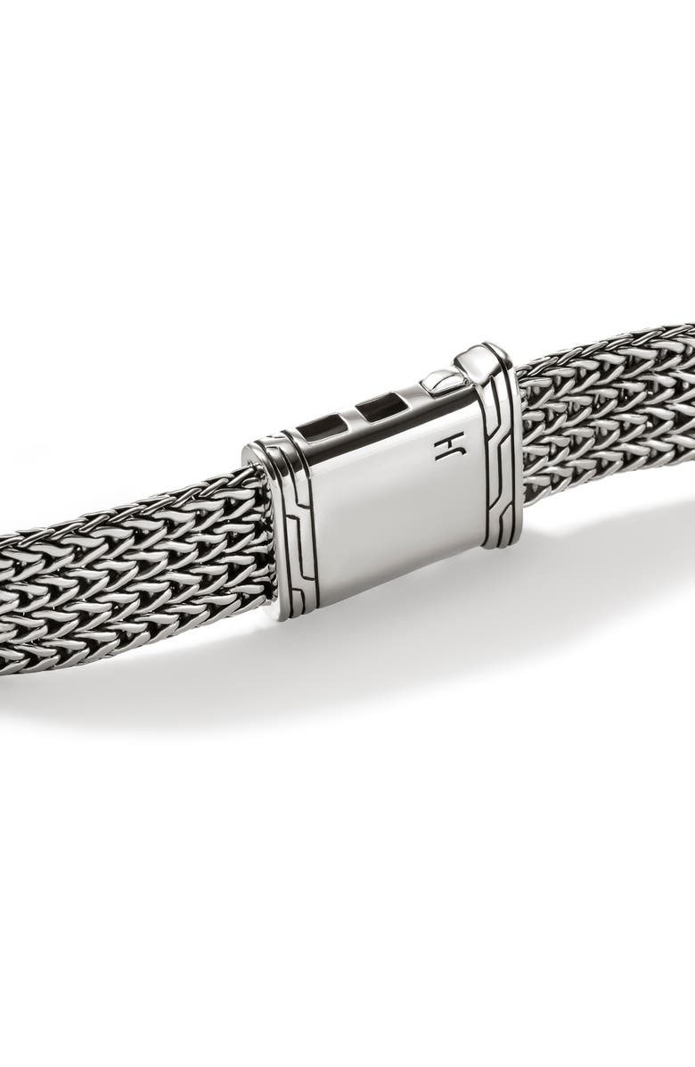 John Hardy Smart Watch Strap Diamond Pave, 12mm, Alternate, color, Silver
