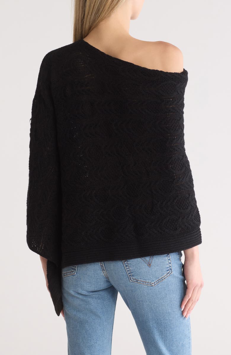 Portolano Merino Wool Blend Poncho, Alternate, color, 