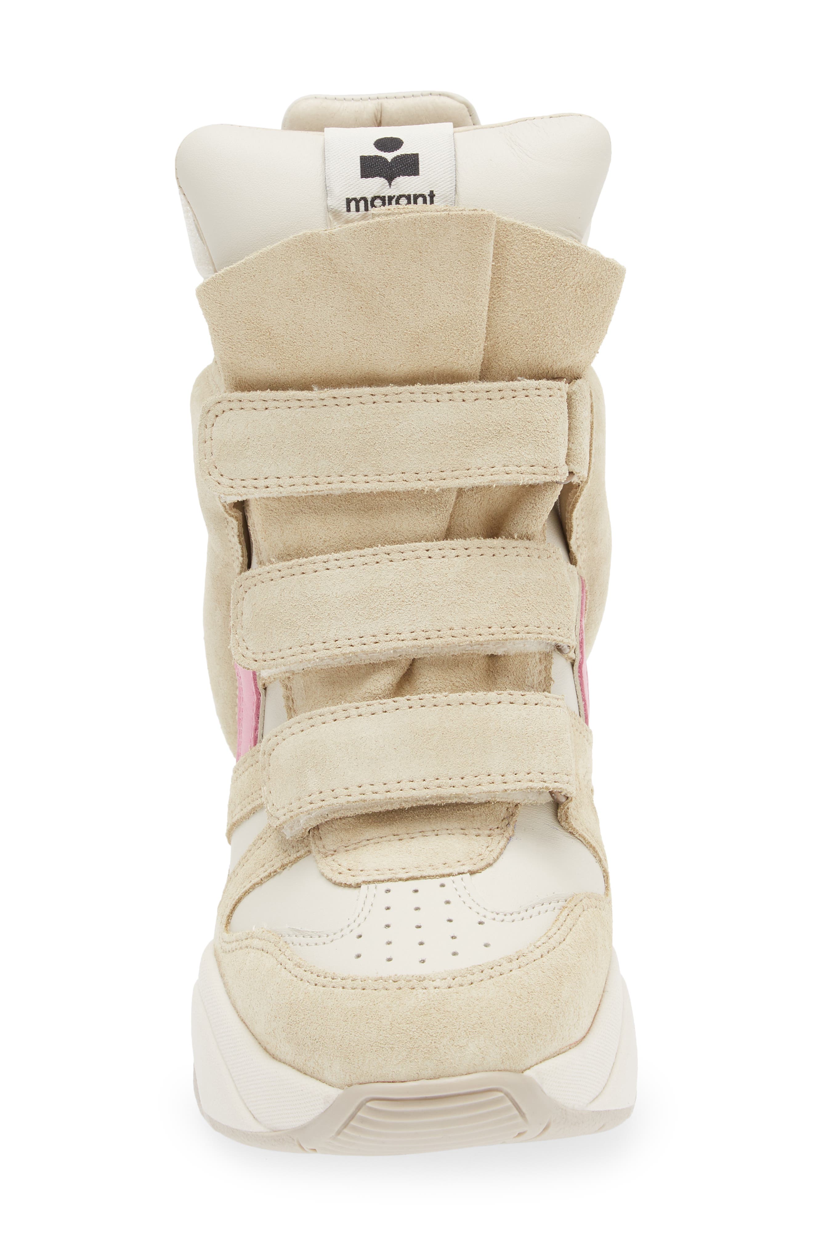 Isabel Marant Balskee Hidden Wedge High Top Sneaker, Alternate, color, 