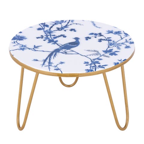 Chinoiserie Stand Elegant  with Floral Design,