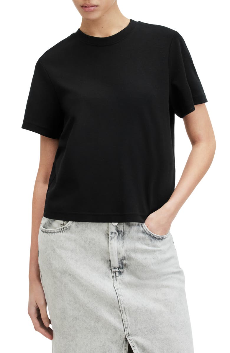 AllSaints Briar Crewneck Cotton T-Shirt, Main, color,
